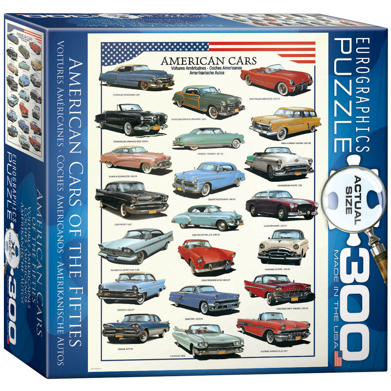 American Cars Of The Fifties 300 Pieces Puzzle
