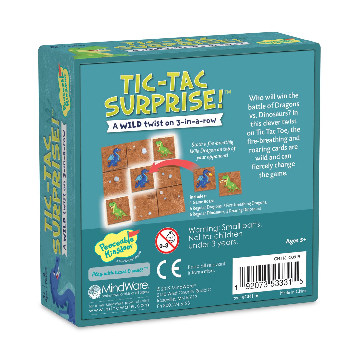 Tic-Tac Surprise!: Dinos & Dragons