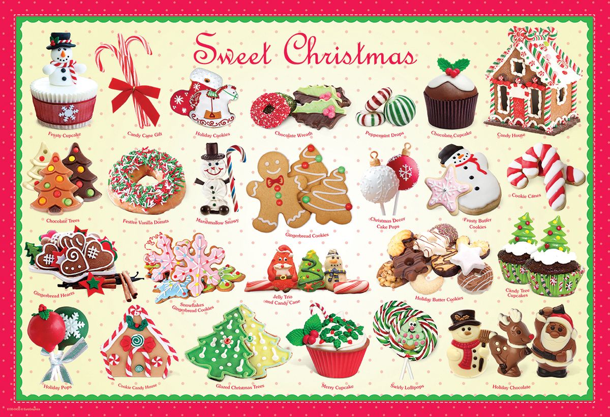 Sweet Christmas - Kids Sweets 100 Pieces Puzzle