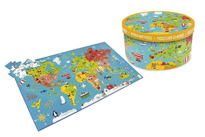 Puzzle World Map 150 Pieces