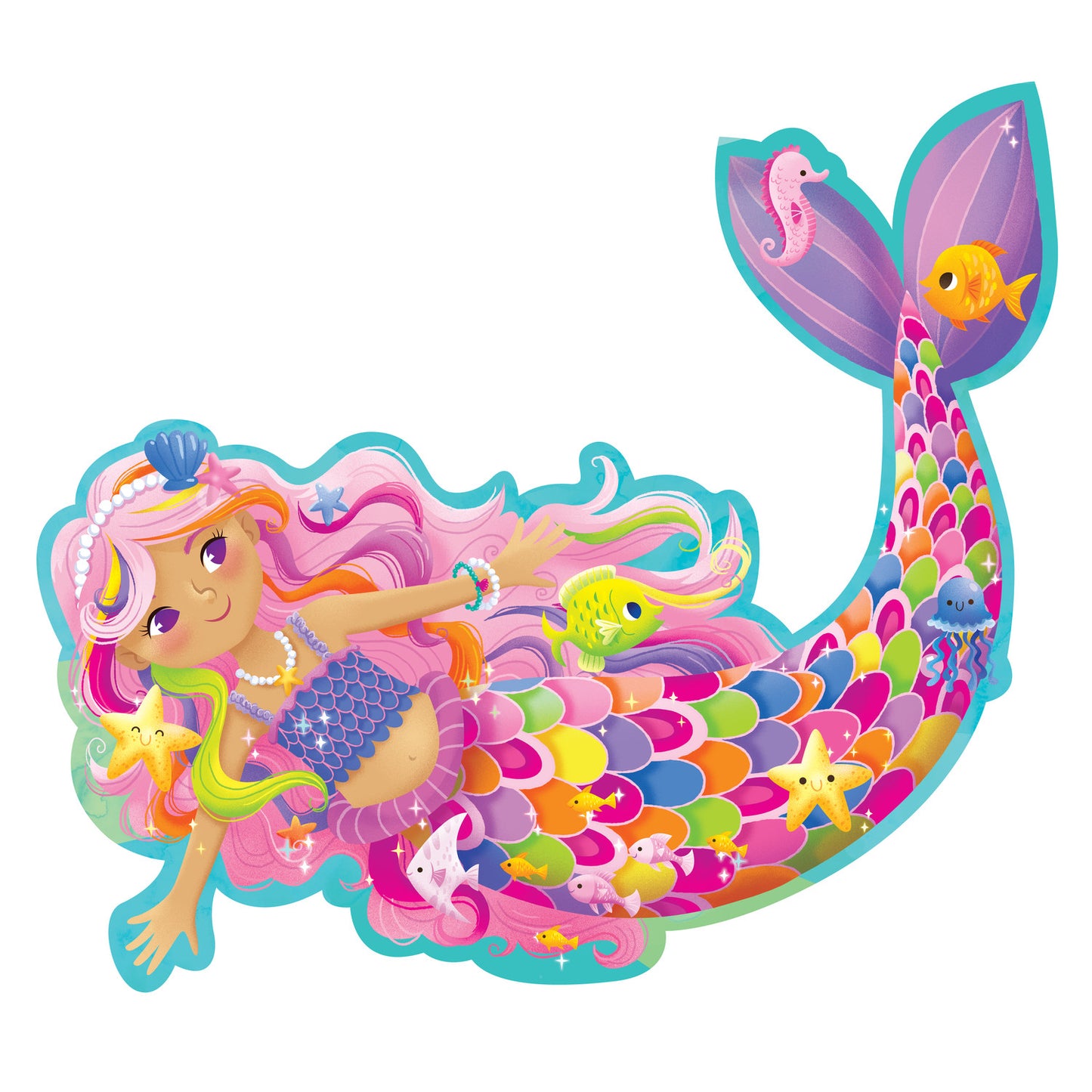 Floor Puzzles: Magical Mermaid
