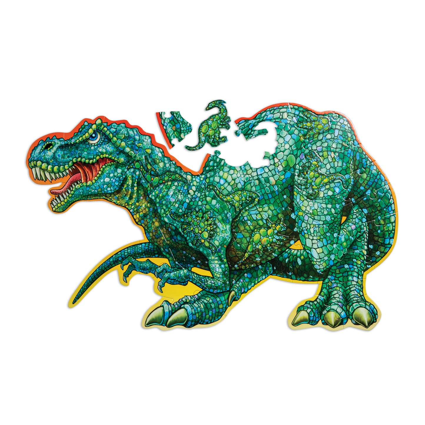 Floor Puzzle: Shiny Dinosaur