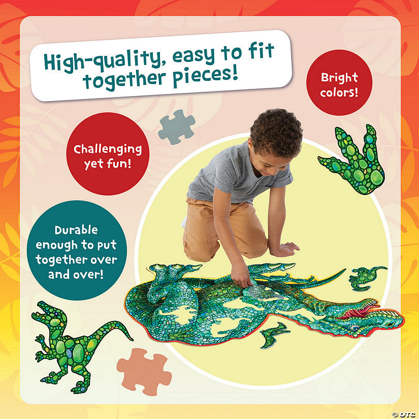 Floor Puzzle: Shiny Dinosaur