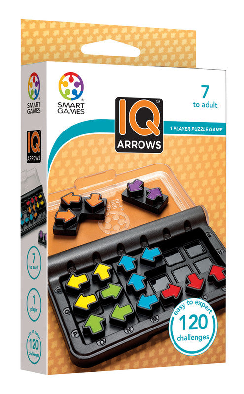Smart Games IQ Arrows — Pocket Board Game