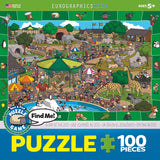 A Day In The Zoo - Spot & Find 100 Pieces Puzzle