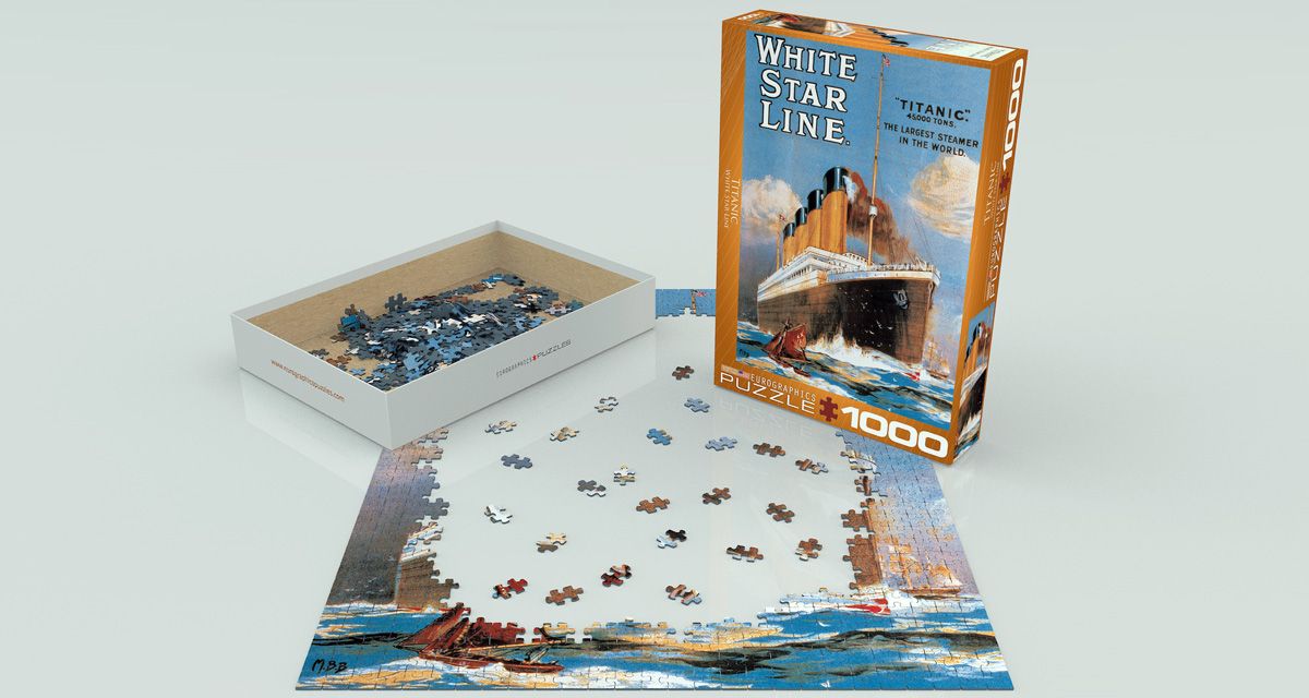 Titanic - White Star Line 1000 Pieces Puzzle