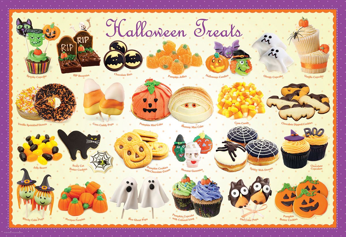 Halloween Treats - Kids Sweets 100 Pieces Puzzle