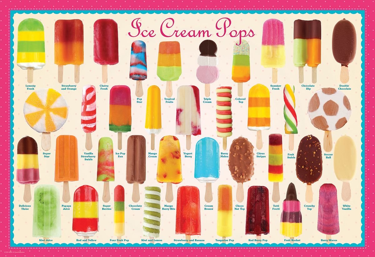 Ice Cream Pops - Kids Sweets 100 Pieces Puzzle